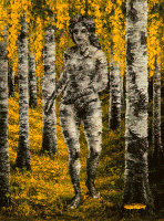 Koivunainen (Birch woman) 166x124