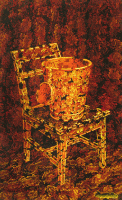 Tuoli ja ämpäri	(Stool and bucket) 120x73